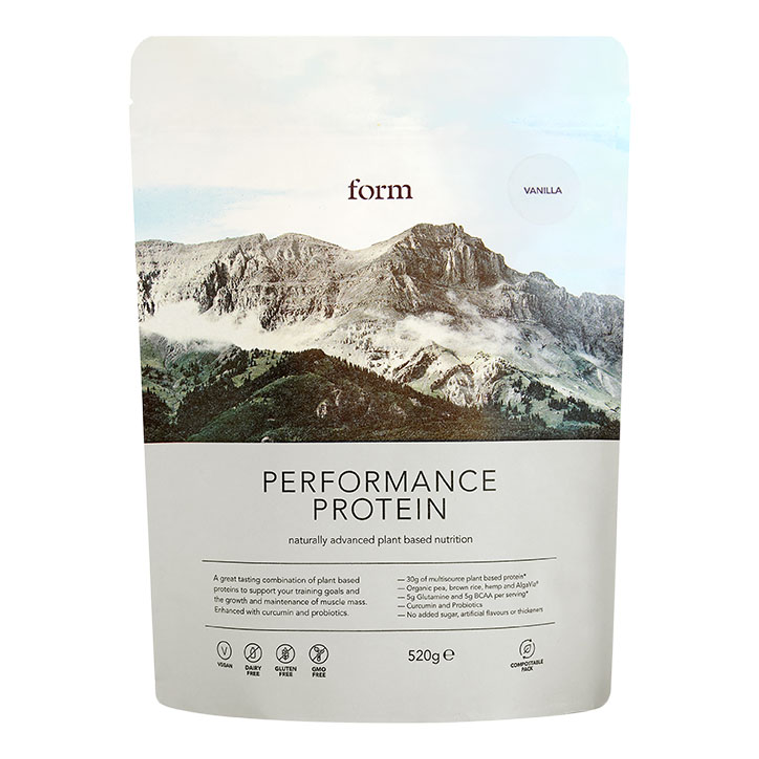 Form Nutrition Performance Protein Vanilla 520g